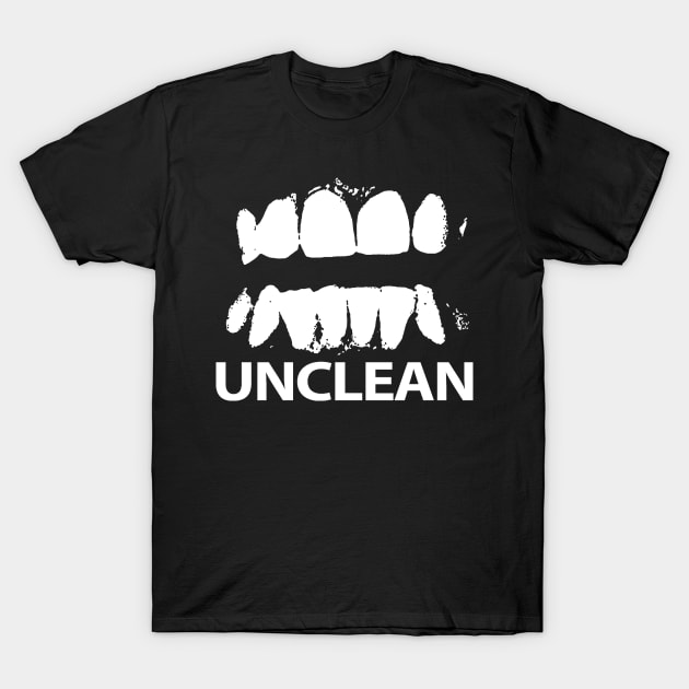 Unclean t shirt punk noise industrial T-Shirt by TeeFection